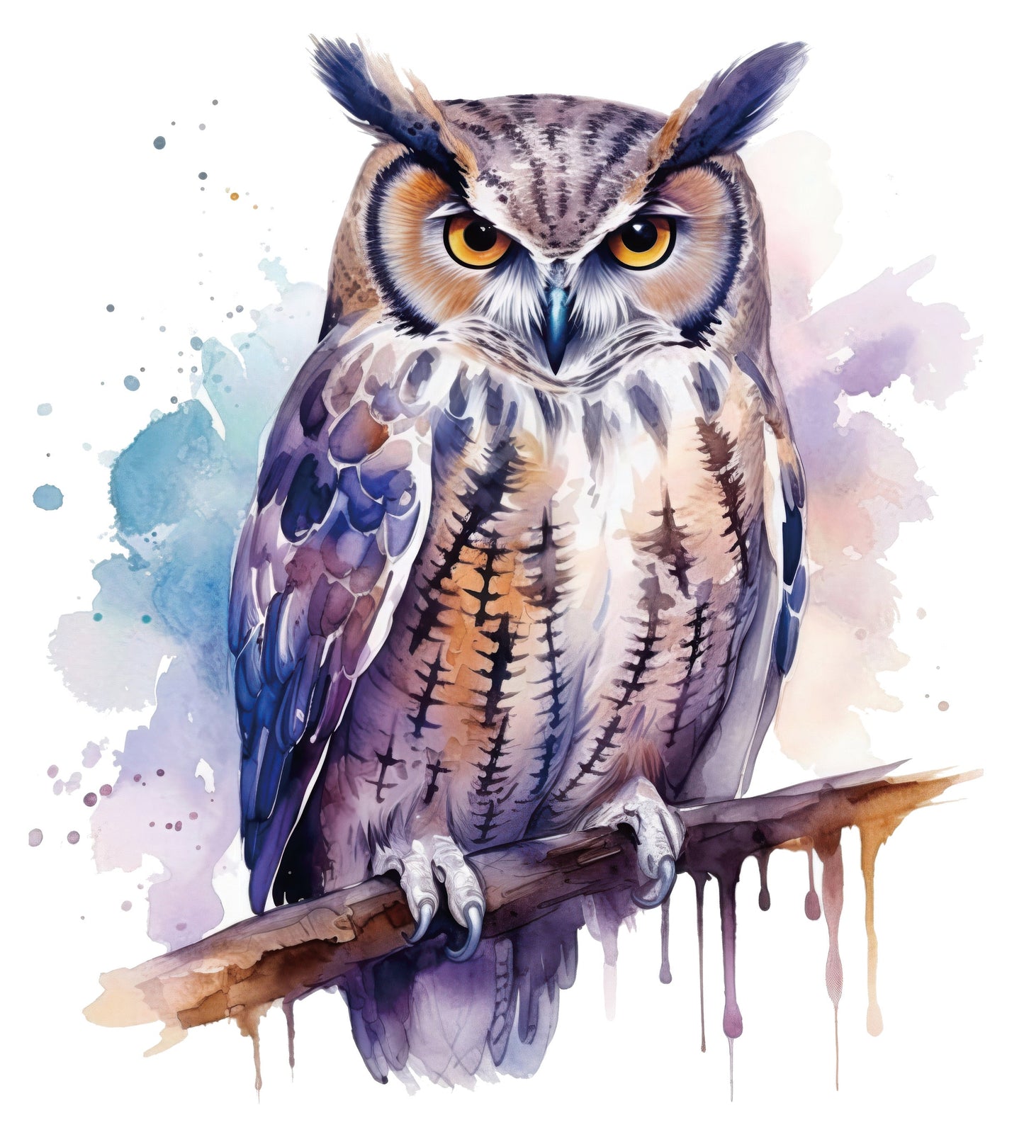 AV123-bruin-kleurige-uil-met-witte-en-zwarte-accenten-applicatie