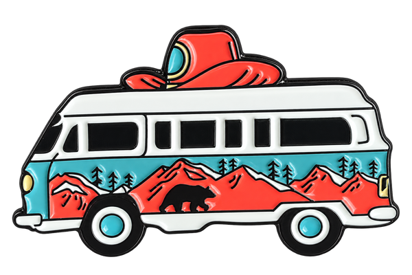 P1-27 Camperbusje pin – voorzijde