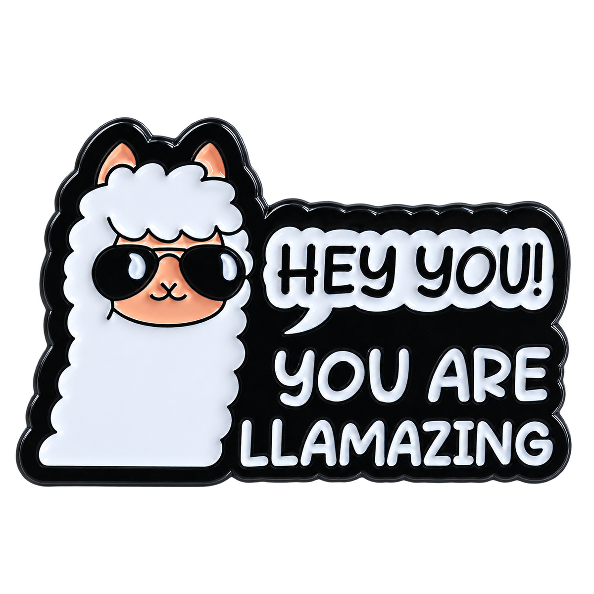 P7-7 Hey you! You are llamazing lamapin – vrijstaande voorzijde