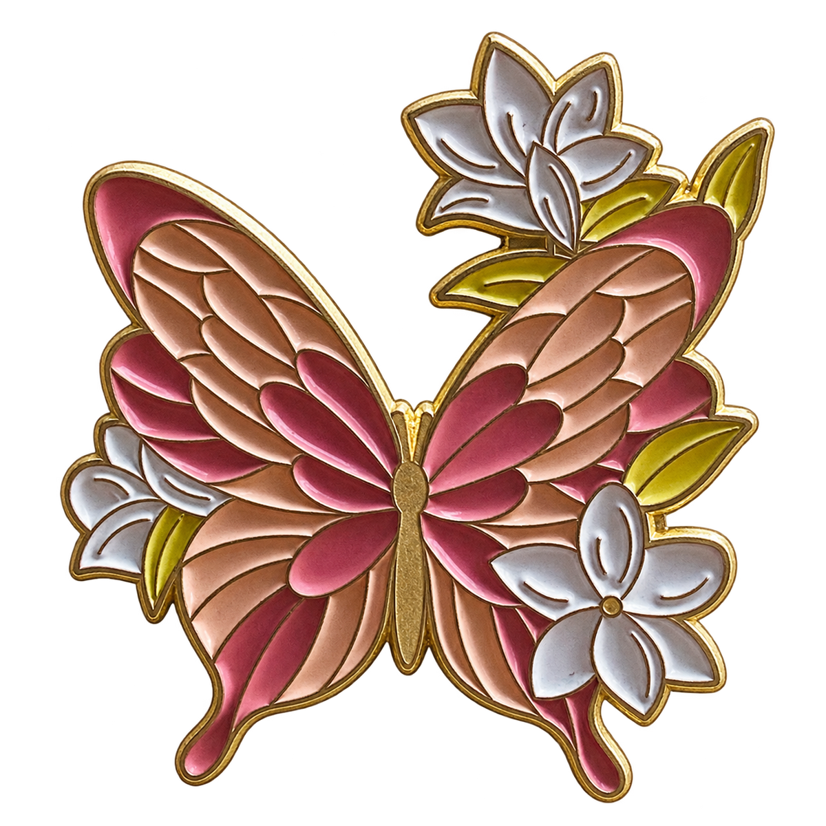P8-9 Roze bloemenvlinder – voorzijde