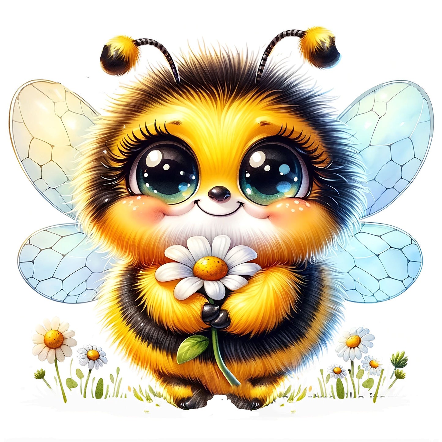 U52-bij-met-bloem-in-haden-applicatie