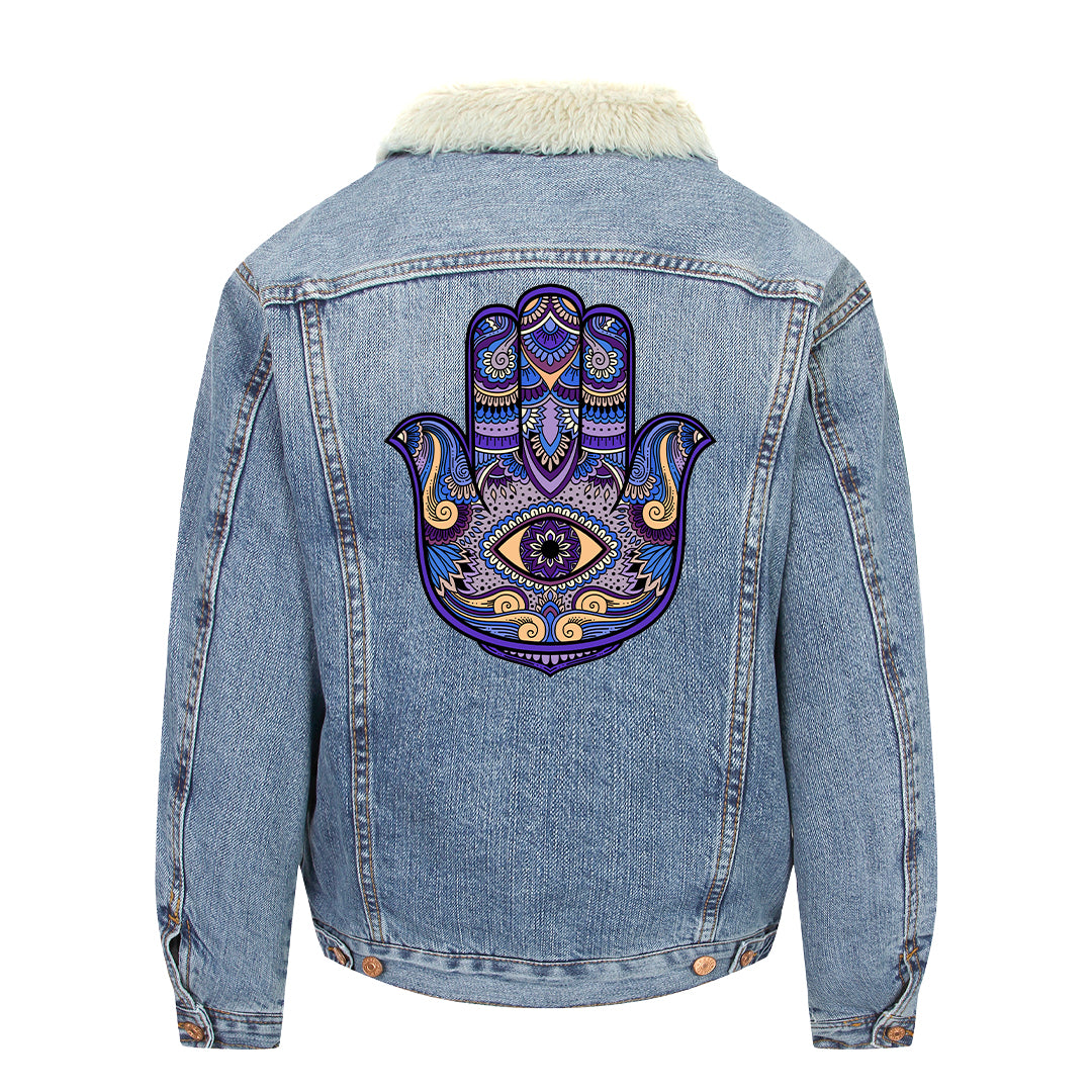 AV10-paars-blauwe-hamsa-hand-jacket-applicatie