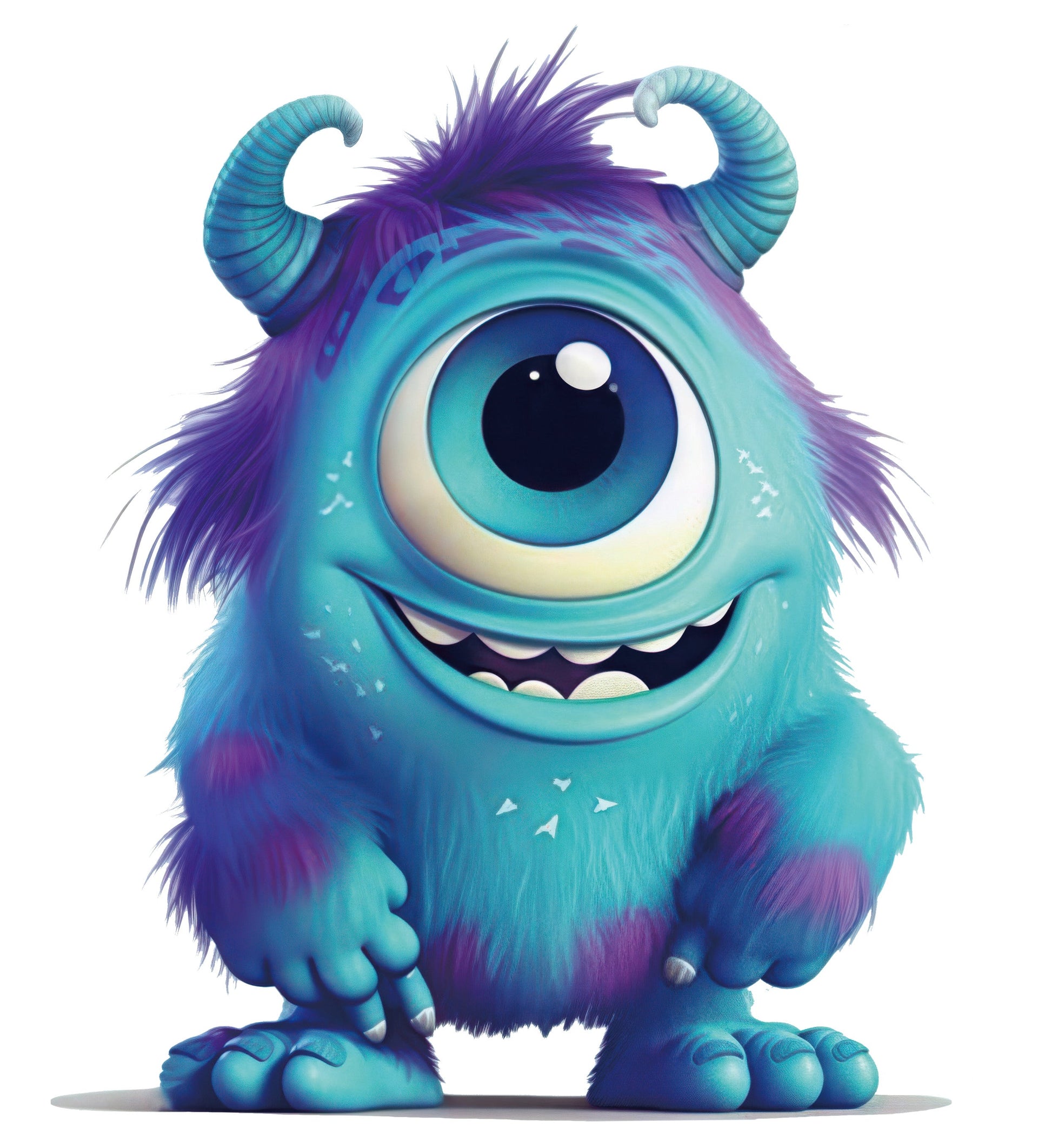 blauwe monsters Blue Monster With One Eye Application – Fasola