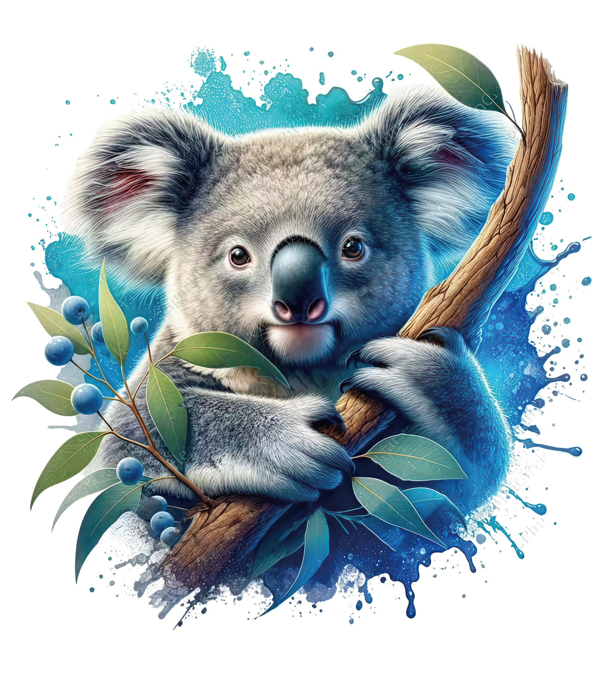 AV138-een-grijze-koala-in-een-tak-applicatie