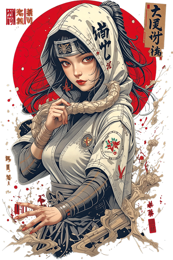 AV141-japanse-dame-samurai-applicatie