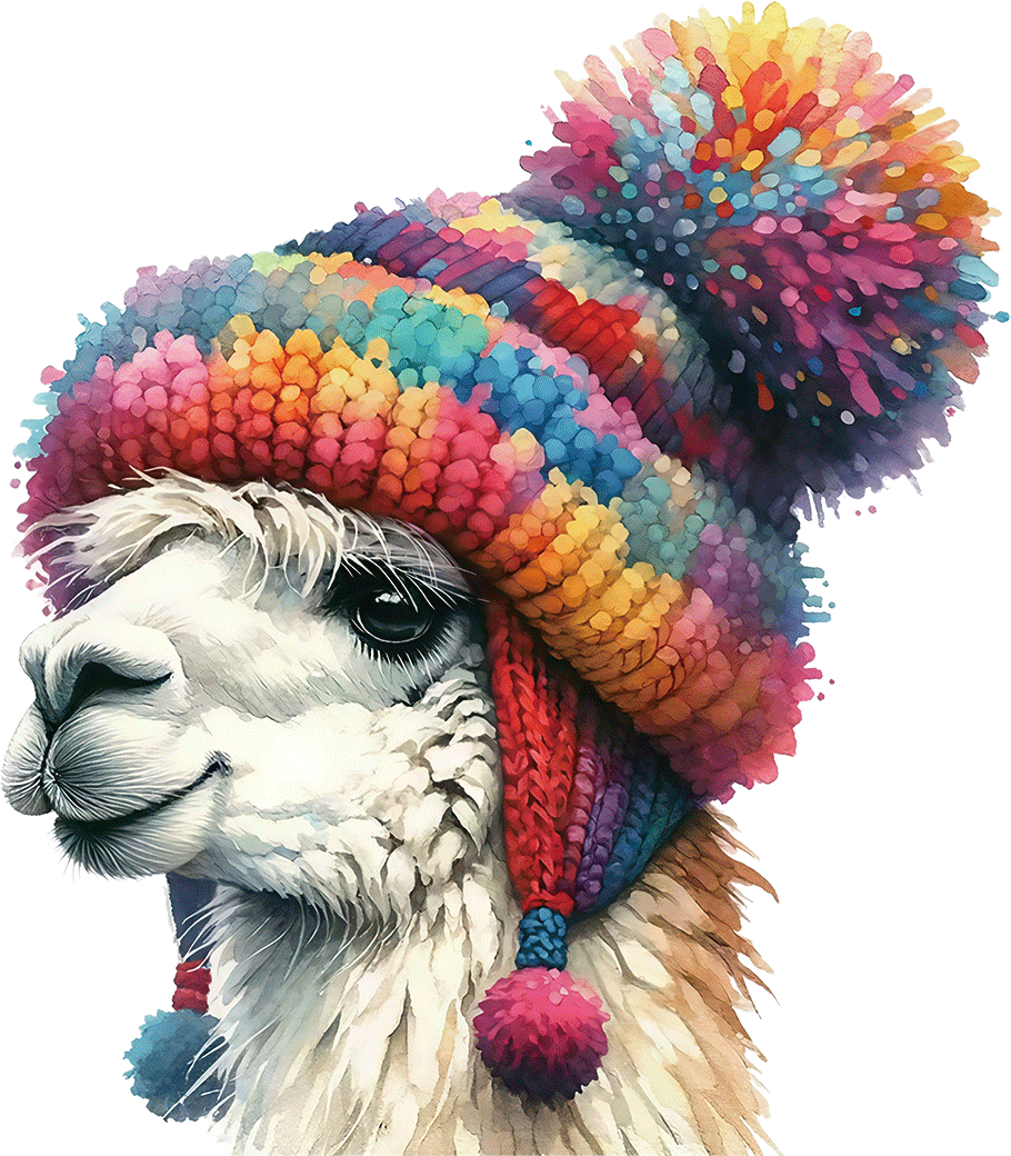 AV161-apalca-met-gekleurde-muts-applicatie