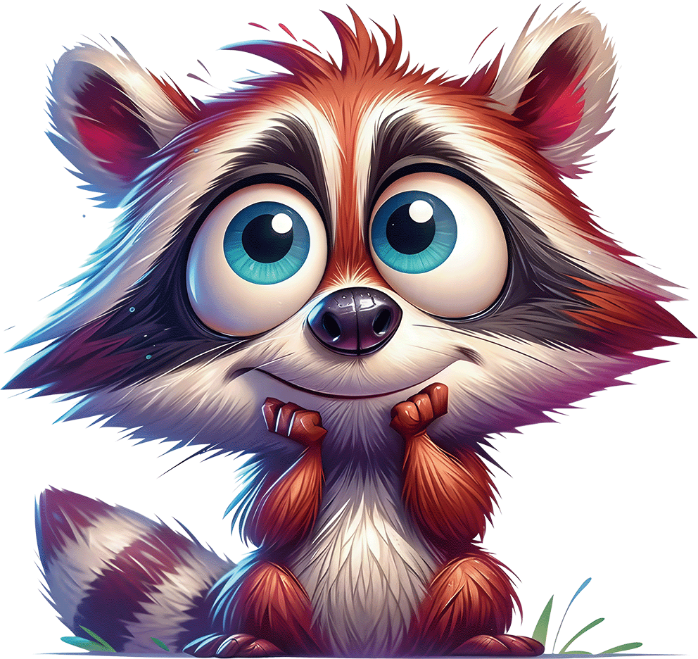 AV162-schattige-rode-wasbeer-applicatie