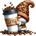 AV169-kabouter-met-een-kop-koffie-applicatie