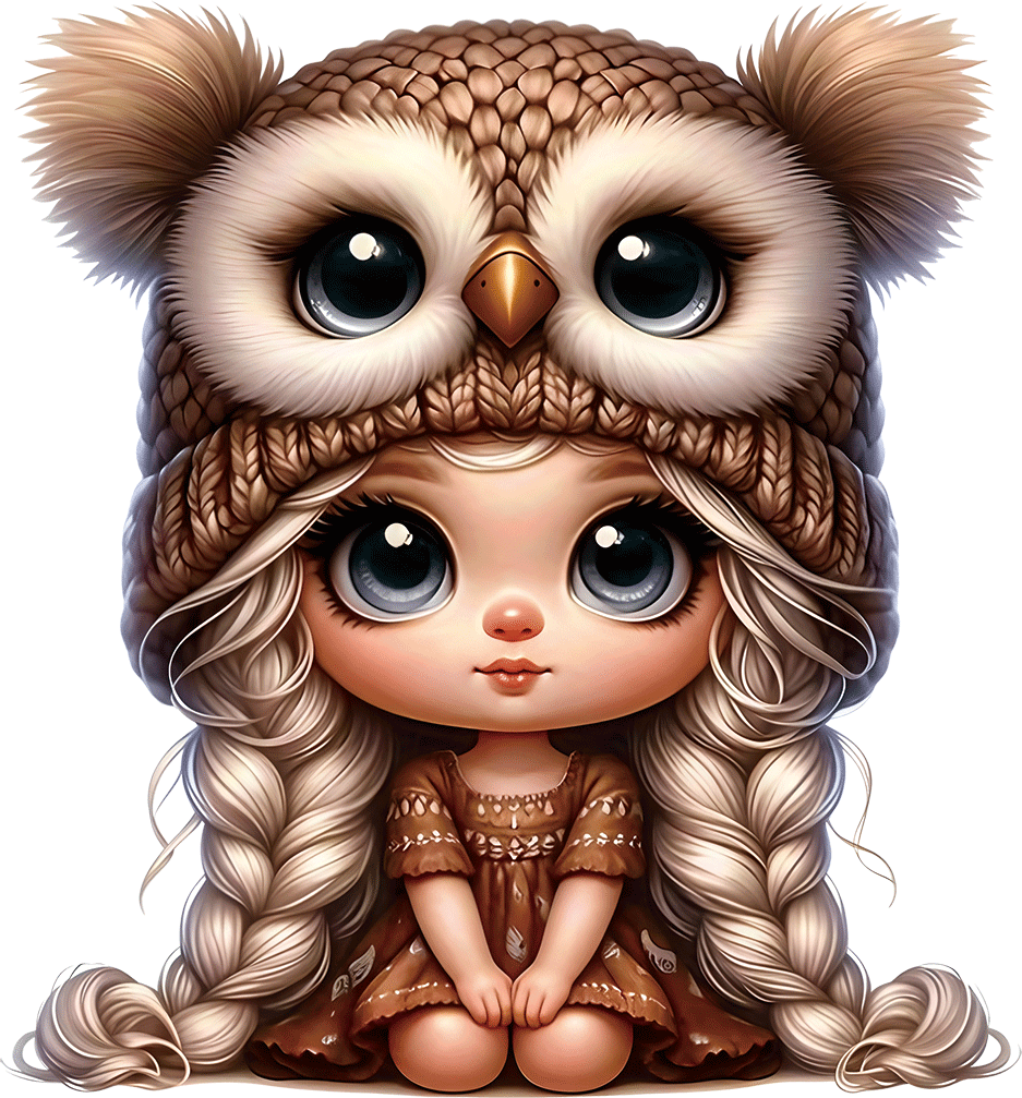 AV174-meisje-met-twee-vlechten-met-een-muts-applicatie