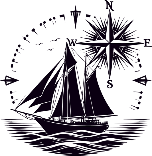 AV175-windroos-met-zeilboot-applicatie