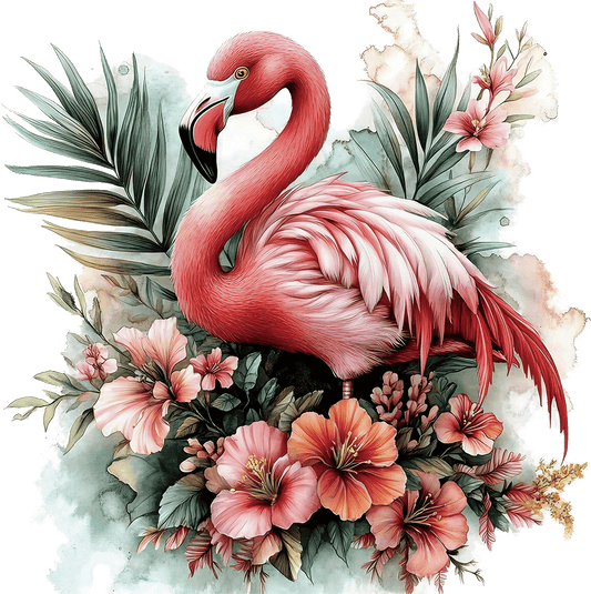 AV178-flamingo-met-roze-bloemen-applicatie