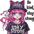 AV189-anime-meisje-met-kattenmuts-applicatie