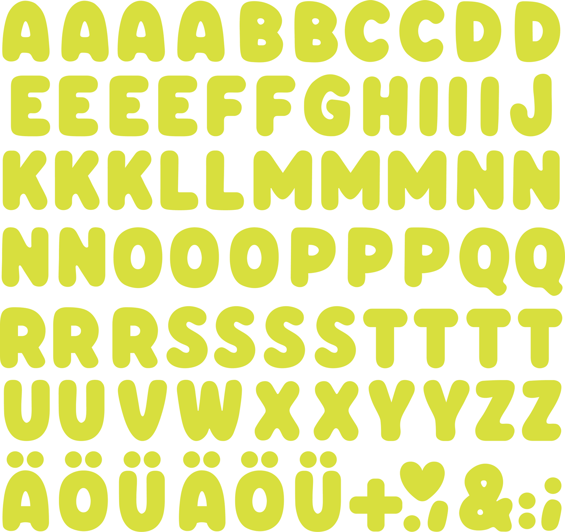 AV195-neon-gele-alfabet-applicatie