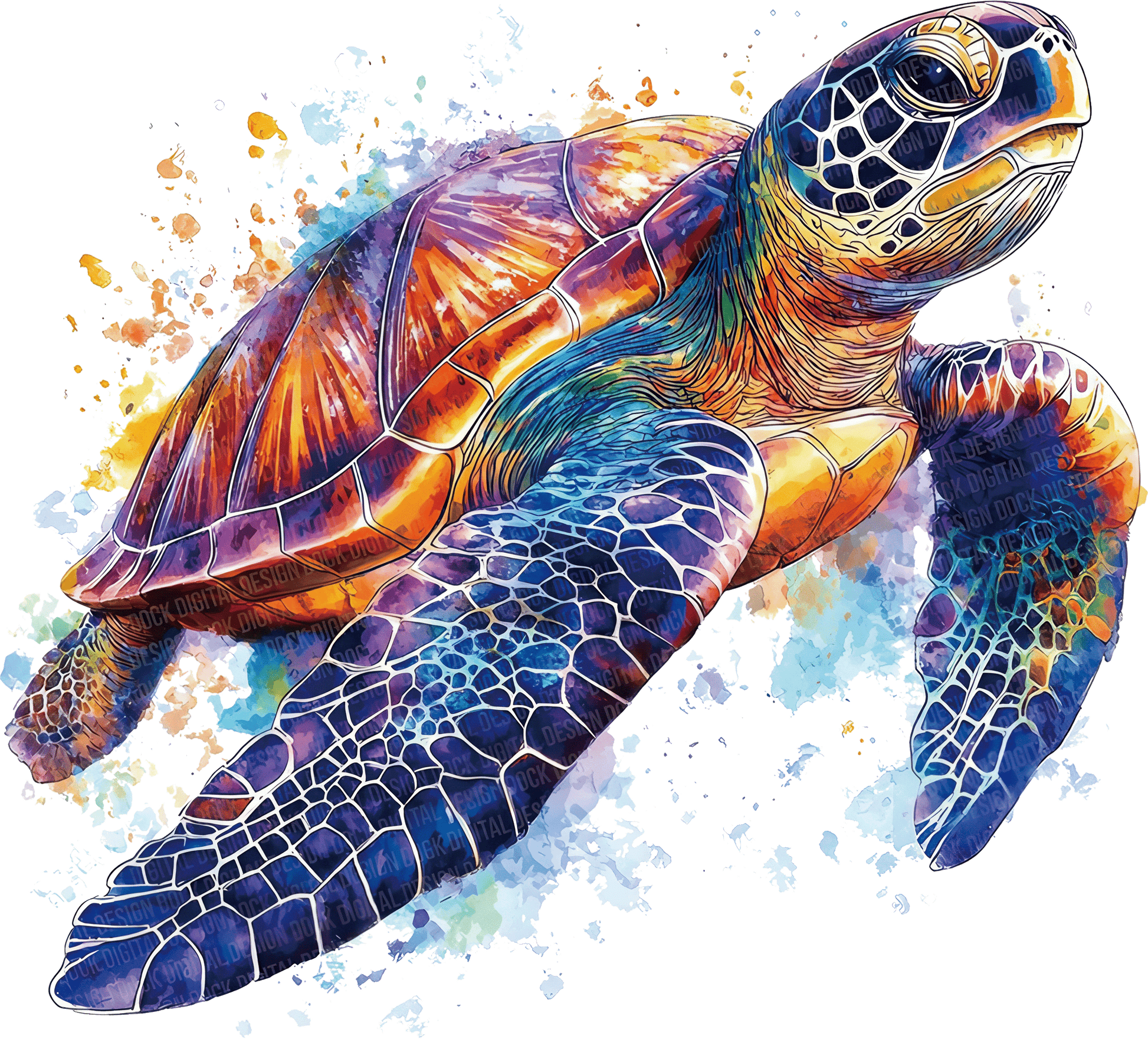 AV203-zwemmende-schildpad-applicatie