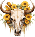 AV76-buffel-skull-met-gele-bloemen-applicatie