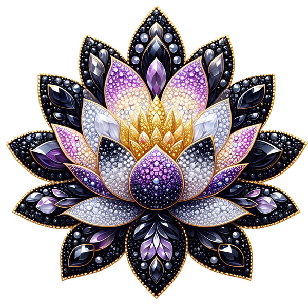 AV89-zwart-paarse-lotus-bloem-applicatie