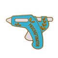 P1-11 Blauw Lijmpistool Pin – voorkant