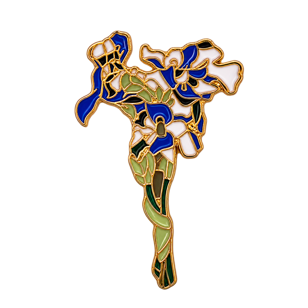 P1-9 Boeket Bloemen Pin – voorkant