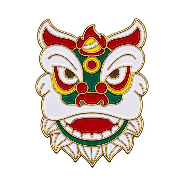 P2-12 Chinese Draak Pin – voorkant