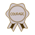 P2-26 Witte Courage Pin – voorkant