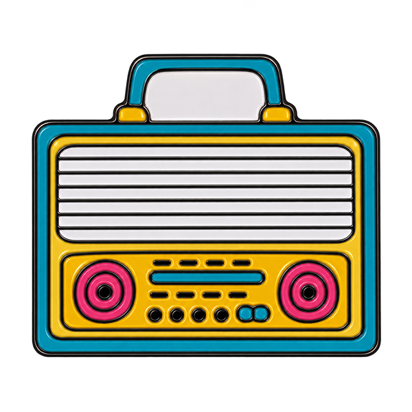 P2-7 Radio Pin – voorkant