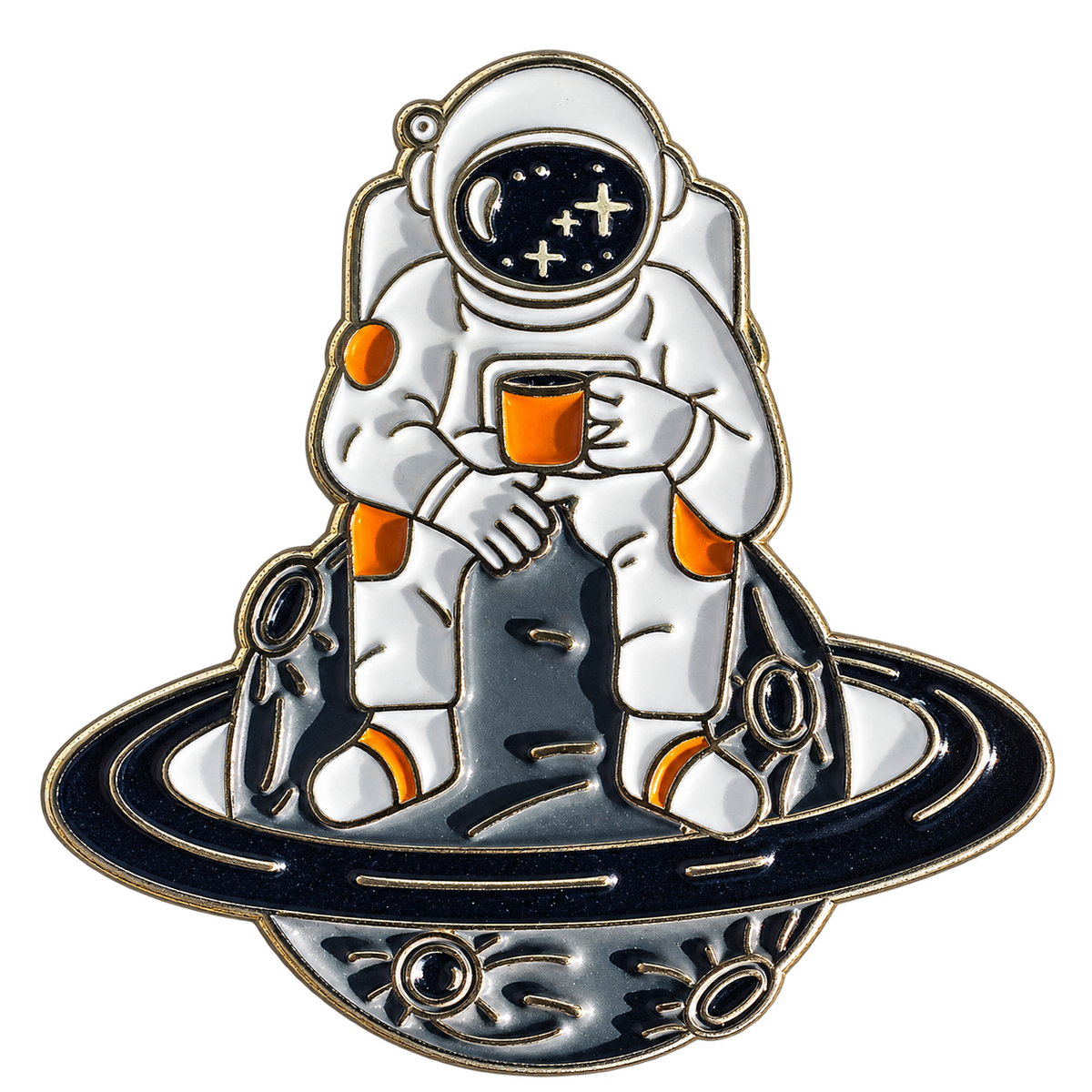 P3-22 maanman pin – vrijstaande voorzijde
