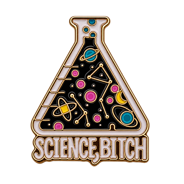 P3-30 Science Bitch Pin – voorkant