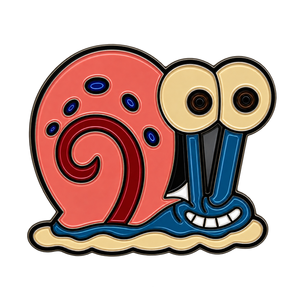 P4-13 Slak Met Huisje Pin – voorkant