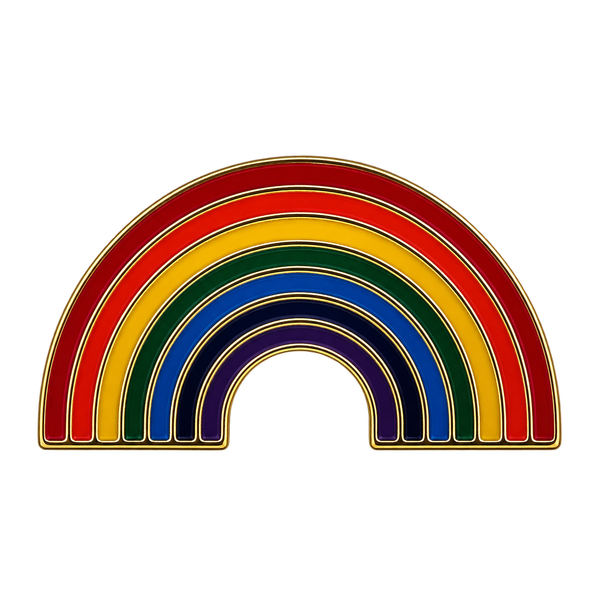 P4-22 Regenboog Pin – voorkant