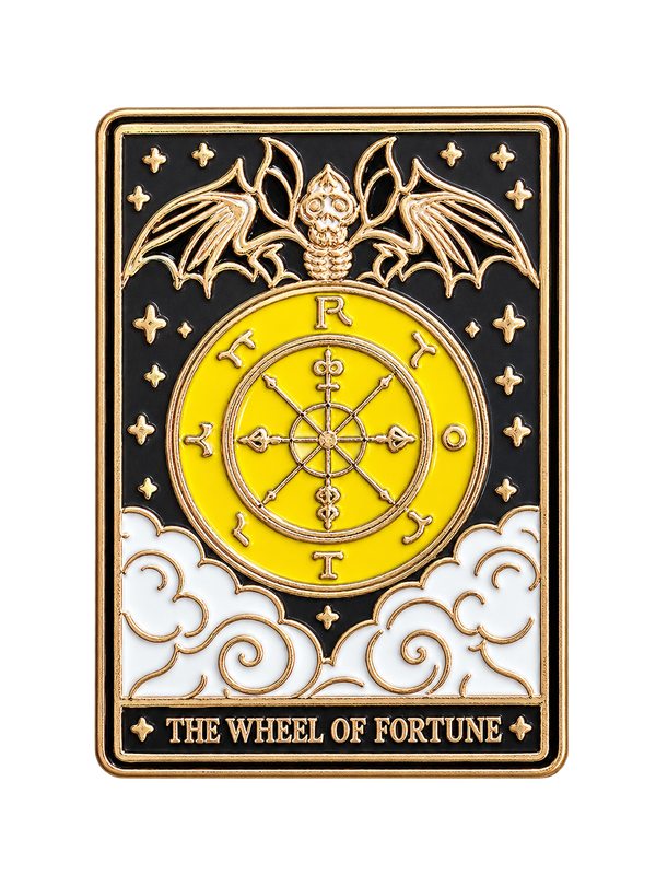 P4-26 Wheel of Fortune pin – voorzijde