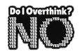 P6-7 Do I overthink? pin – vrijstaande voorzijde