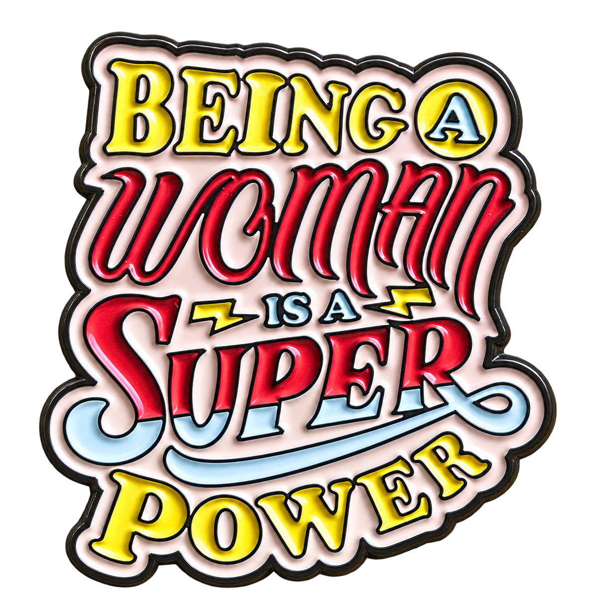 P7-18 Being a woman is a super power – voorzijde