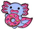Axolotl met donut voorzijde