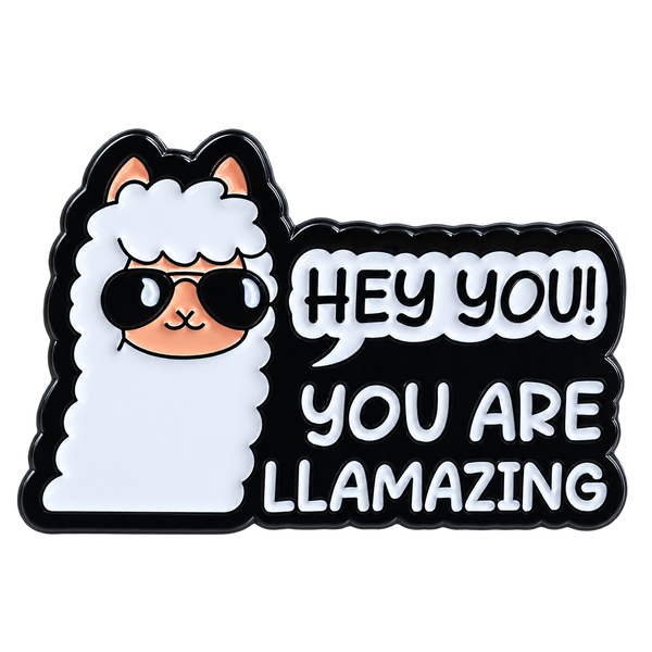 P7-7 Hey you! You are llamazing lamapin – vrijstaande voorzijde