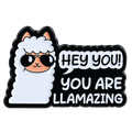 P7-7 Hey you! You are llamazing lamapin – vrijstaande voorzijde