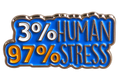 P7-9 3% Human 97% Stress pin – voorzijde