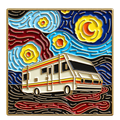 P8-15 Camper onder de sterrennacht – voorzijde