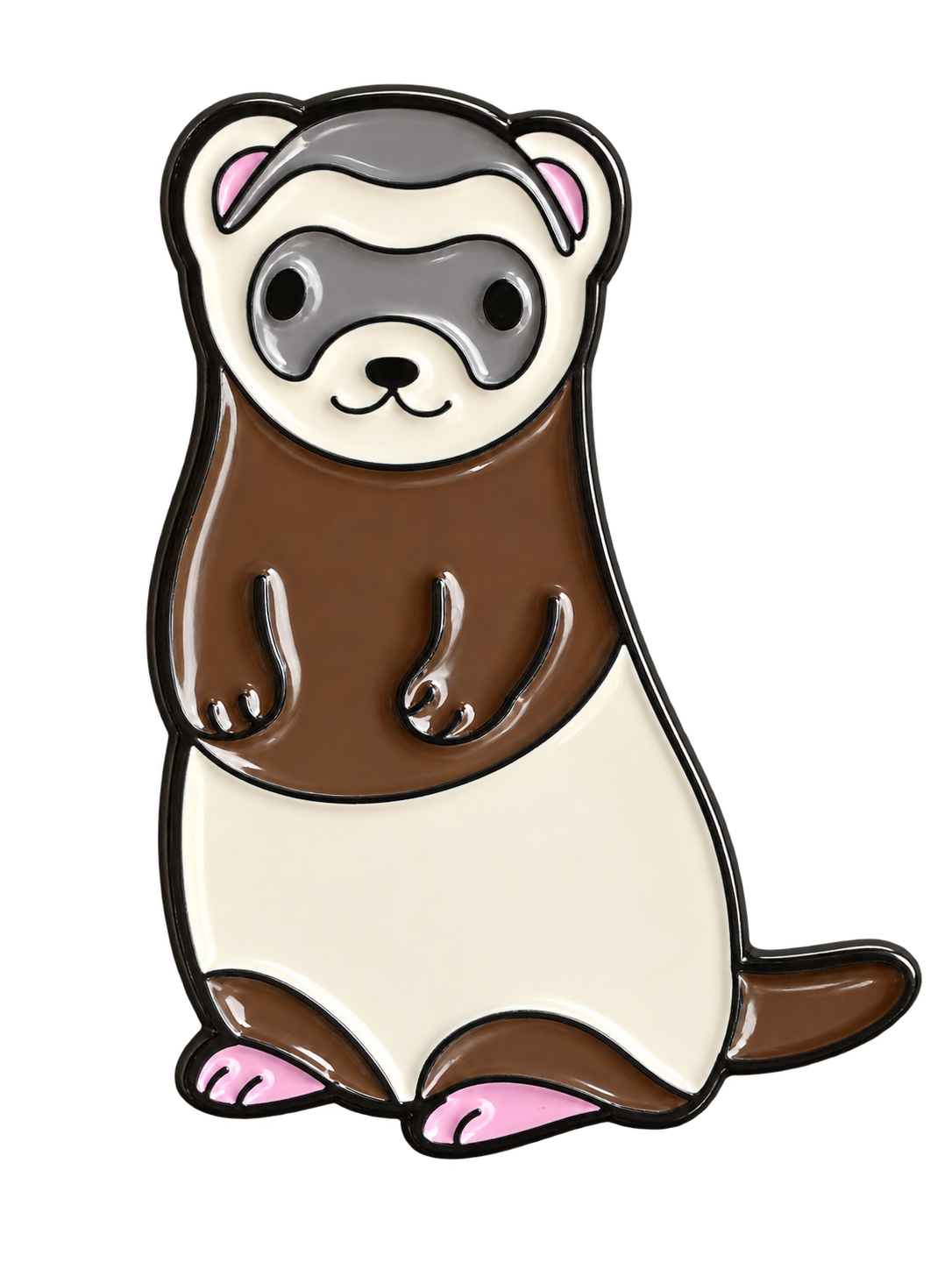 Staande otter voorzijde