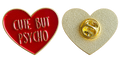 Cute But Psycho – hart voor- en achterzijde