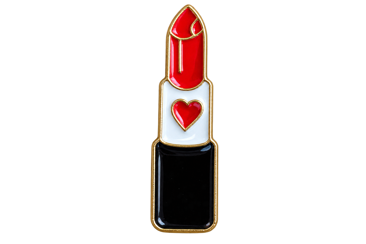 Lippenstift met hartje voorzijde