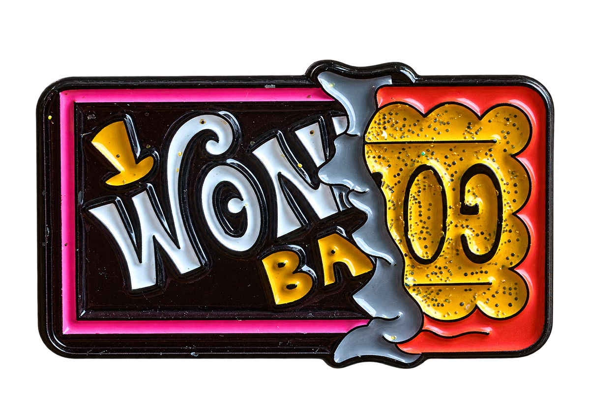 Chocoladereep pin voorkant
