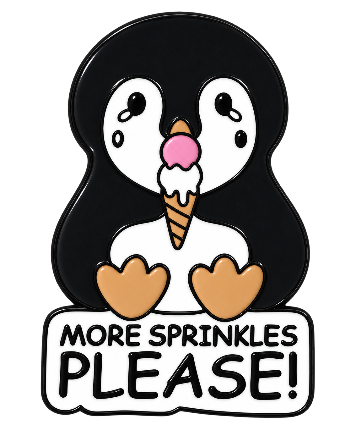 Pinguïn – More Sprinkles Please! voorzijde