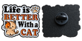 Life is Better With a Cat voor- en achterzijde