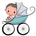 T52-blauwe-kinderwagen-met-een-baby-applicatie