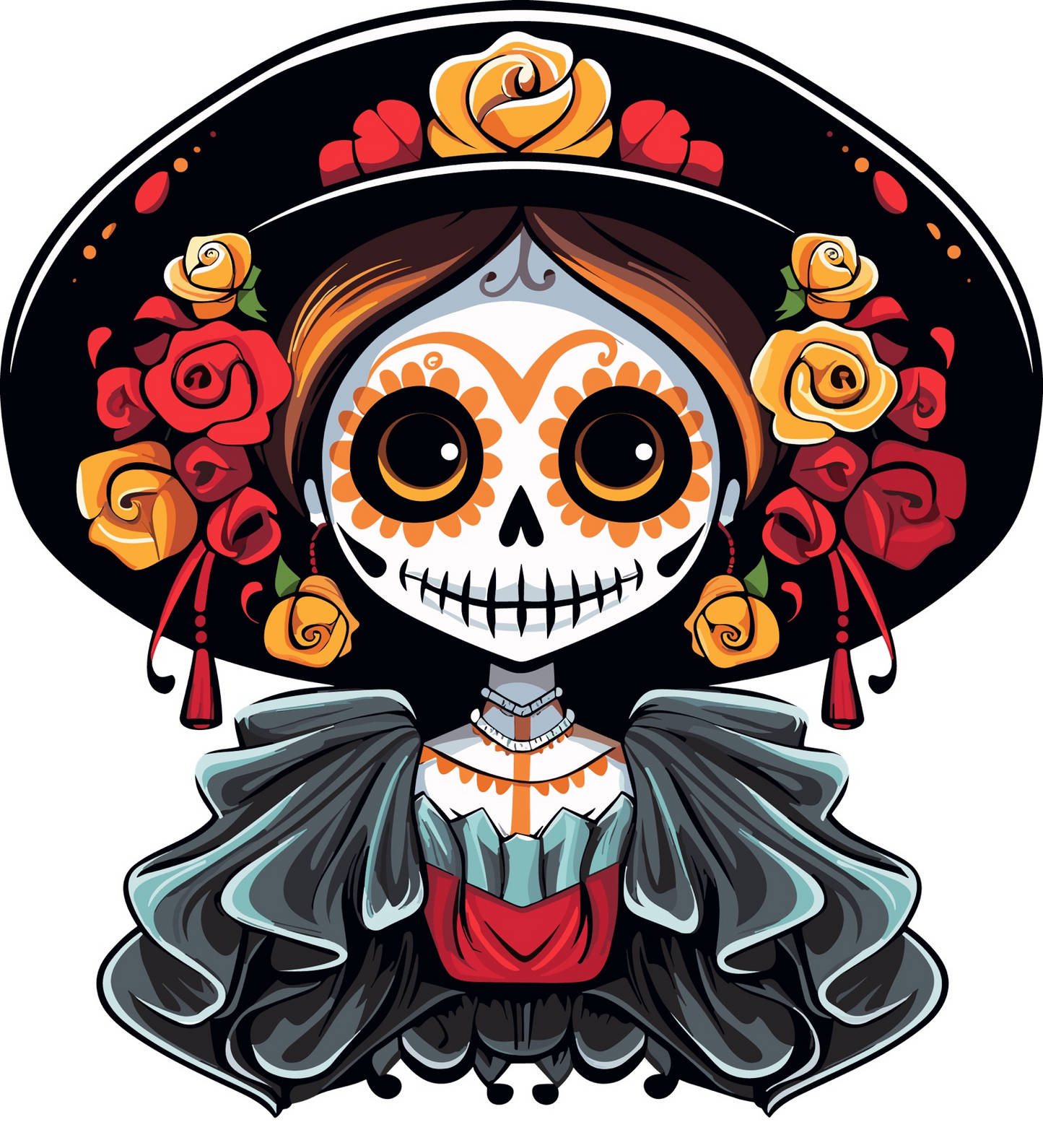 U12-skelet-dia-de-muertos-applicatie