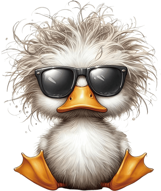 V42-witte-eend-met-zwarte-zonnebril-applicatie