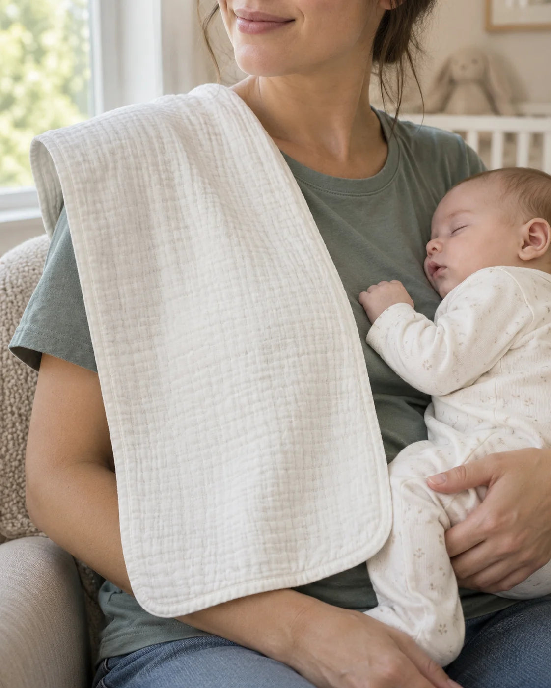 Burp cloth as an application example