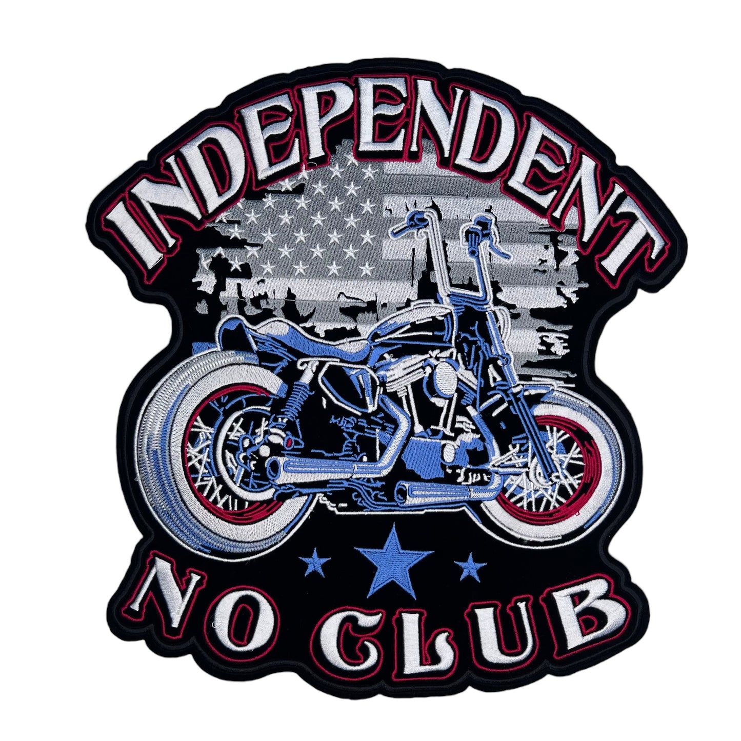 GP0018-blauwe-motor-met-tekst-independent-no-club-patch