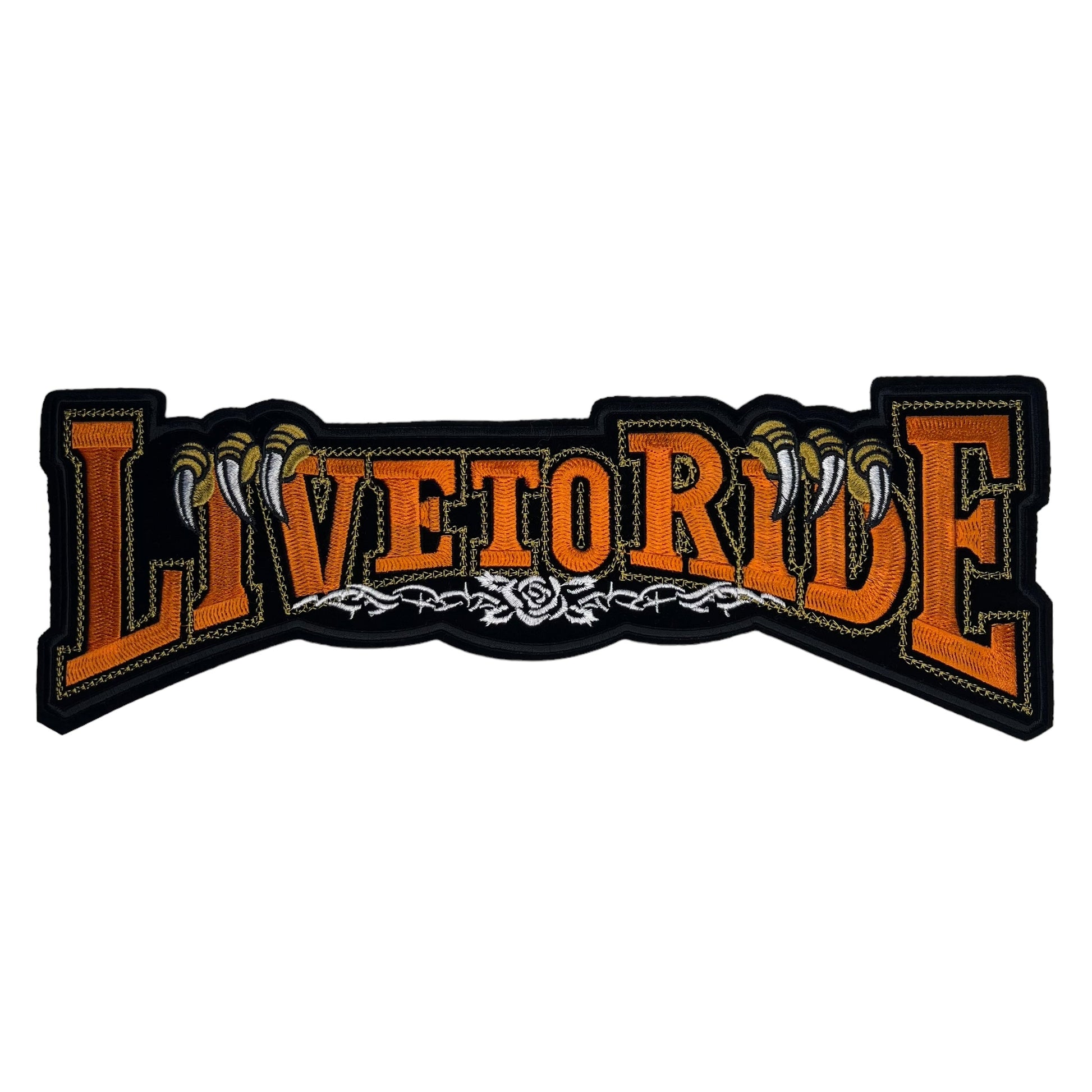 GP0020-oranje-live-to-ride-tekst-patch