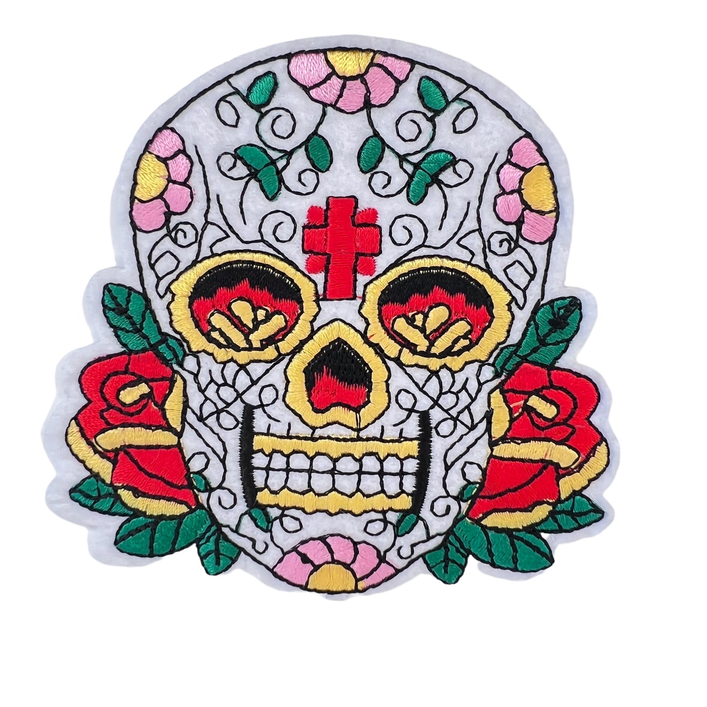 P0020-witte-skull-met-rozen-patch